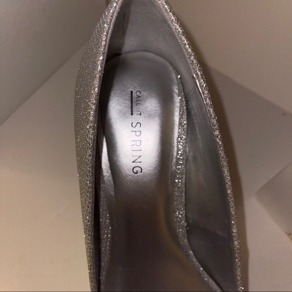 Call It Spring Silver Heels - Picture 6 of 11